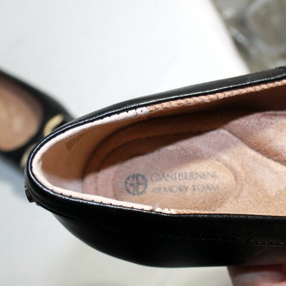 Giani Bernini GB Ameriee Memory Foam Block Heel Dress Pumps Black, Size 7 - Picture 5 of 9